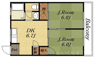 田尾寺駅 徒歩30分 2階の物件間取画像